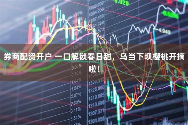 券商配资开户 一口解锁春日甜，乌当下坝樱桃开摘啦！